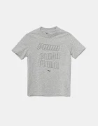Puma Детска памучна тениска ESS LOGO LAB HOG Tee