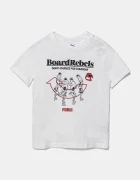 Puma Детска памучна тениска MID90S Graphic Tee I