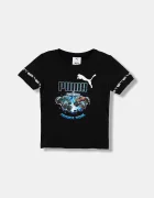 Puma Детска памучна тениска X HOT WHEELS Graphic Tee