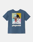 Puma Детска памучна тениска X PLAYMOBIL