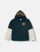Puma Детски суичър MID90s Layered Hoodie FL B