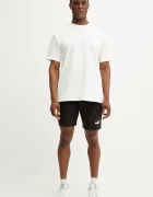 Puma Къс панталон Essential Logo в черно с меланжов десен 682594