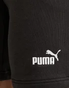 Puma Къс панталон Essential Logo в черно с меланжов десен 682594