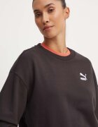 Puma Памучен суичър BETTER CLASSIC в черно с изчистен дизайн 624231