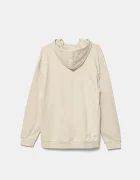 Puma Памучен суичър FLAMING LOVE Hoodie TR в бежово с качулка с принт 685109