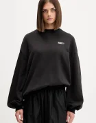 Puma Памучен суичър x ROSÉ в черно с изчистен дизайн 633803
