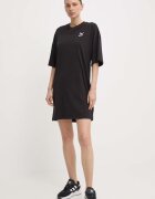 Puma Памучна рокля BETTER CLASSIC в черно къса с уголемена кройка 624232