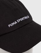Puma Памучна шапка с козирка в черно с апликация 24605 24036