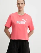 Puma Памучна тениска Essential Logo