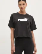 Puma Памучна тениска Essential Logo