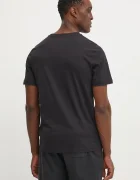 Puma Памучна тениска Essential Logo в черно с апликация 682534