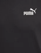 Puma Памучна тениска Essential Logo в черно с апликация 682534