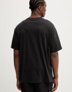 Puma Памучна тениска Junior Varsity Tee в черно с принт 692306