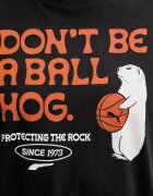 Puma Памучна тениска Junior Varsity Tee в черно с принт 692306