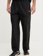 Puma Панталон Wardrobe Essential мъжки в черно с изчистен дизайн 629653