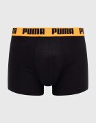 Puma прилепнали боксерки мъжки от памук с еластан Everyday Basic 2 броя черни 938320