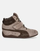 Puma Speedcat Wedge маратонки дамски от велур кафяви 407878