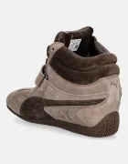 Puma Speedcat Wedge маратонки дамски от велур кафяви 407878