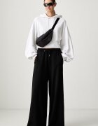 Puma суичър с качулка дамски от памук Essentials Cropped Balloon сив 636671