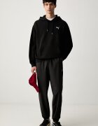 Puma суичър с качулка мъжки с памук Essentials Elevated черен 694309