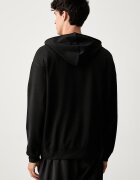 Puma суичър с качулка мъжки с памук Essentials Elevated черен 694309