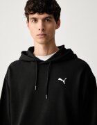 Puma суичър с качулка мъжки с памук Essentials Elevated черен 694309