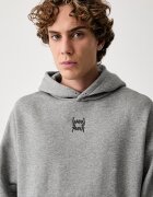 Puma суичър с качулка мъжки с памук FUNDAMENTALS сив 694546