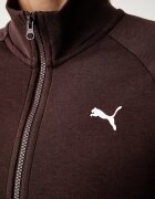 Puma суичър с цип дамски Essentials Slim кафяв 634323