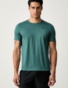 Puma тениска за трениране мъжка Essentials Solid cat Tee тюркоазена 525908