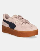 Puma Велурени маратонки Palermo Elevata Wns в розово 399348