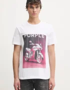 PURPLE BRAND Памучна тениска CLEAN JERSEY SS TEE