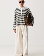 rag & bone блуза с дълги ръкави дамска от памук Kelly зелена RE5M32PT3KW