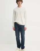 rag & bone Пуловер мъжки в бежово от лека материя MBS23S011UC11
