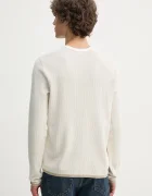 rag & bone Пуловер мъжки в бежово от лека материя MBS23S011UC11