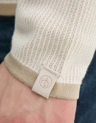 rag & bone Пуловер мъжки в бежово от лека материя MBS23S011UC11