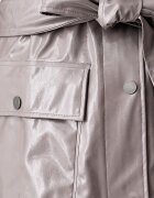 Rains преходно яке Curve Long Jacket W3 кафяво 18130