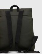 Rains Раница 13300 Backpacks в зелено голям размер с изчистен дизайн