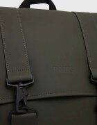 Rains Раница 13300 Backpacks в зелено голям размер с изчистен дизайн
