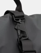 Rains Раница 14590 Rolltop Rucksack Large W3 в сиво голям размер с изчистен дизайн 14590