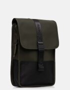 Rains Раница Trail Backpack Mini W3 в зелено малък размер с изчистен дизайн 14300-03