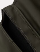 Rains Раница Trail Backpack Mini W3 в зелено малък размер с изчистен дизайн 14300-03