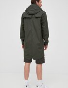 Rains Яке 12020 Long Jacket в зелено с преходна изолация