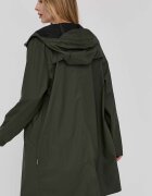 Rains Яке 12020 Long Jacket в зелено с преходна изолация