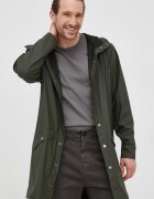 Rains Яке 12020 Long Jacket в зелено с преходна изолация