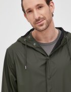Rains Яке 12020 Long Jacket в зелено с преходна изолация