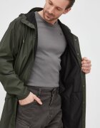 Rains Яке 12020 Long Jacket в зелено с преходна изолация