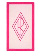 Ralph Lauren Плажна кърпа Blair White / Maui Pink 100 x 170 cm