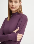 Reebok Блуза с дълги ръкави за трениране в бордо с ниско поло 100205683