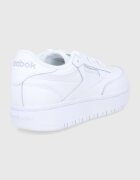 Reebok Classic Кожени обувки Club C Double GW0854 в бяло с равна подметка GW0854.100006321