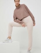 Reebok Спортен панталон в розово с изчистен дизайн